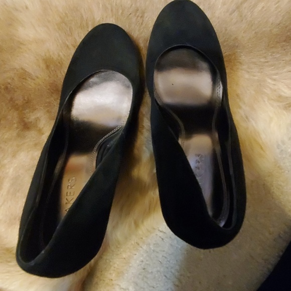 BAKERS - WEDGED BLACK PLATFORM - Picture 4 of 4